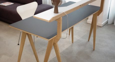 Desk Trestles That Add Another Surface While Looking like a Walking Animal