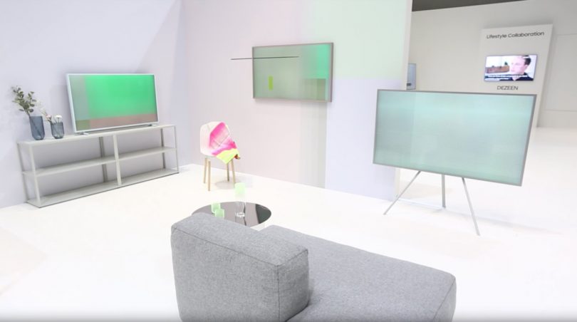 Scholten & Baijings Paints the Samsung FRAME TV Something Colorful