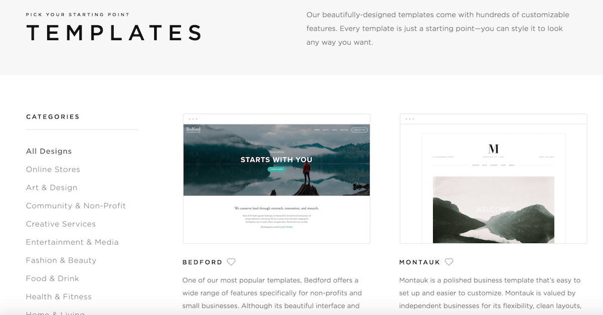 Template Choices: 3 Letterpress Designers on 3 Different Squarespace Templates