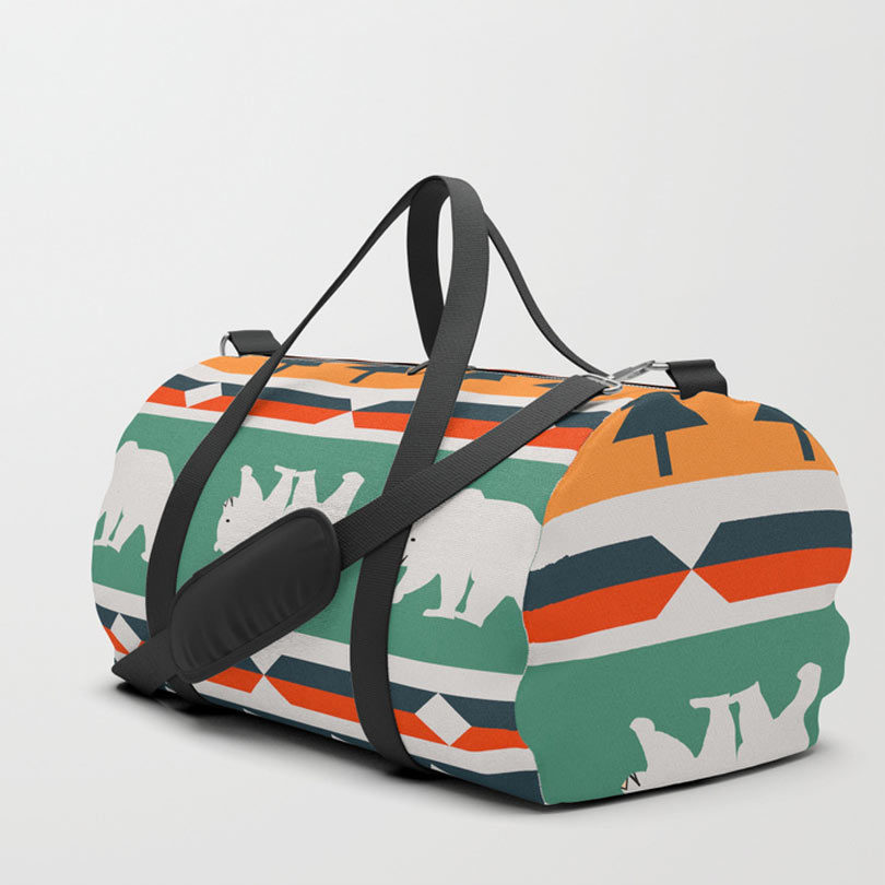 Shuffle Your Belongings in Society6’s Newly Launched Duffle Bags
