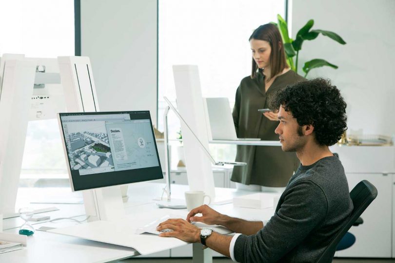 Humanscale Introduces the QuickStand Eco Sit/Stand Workstation