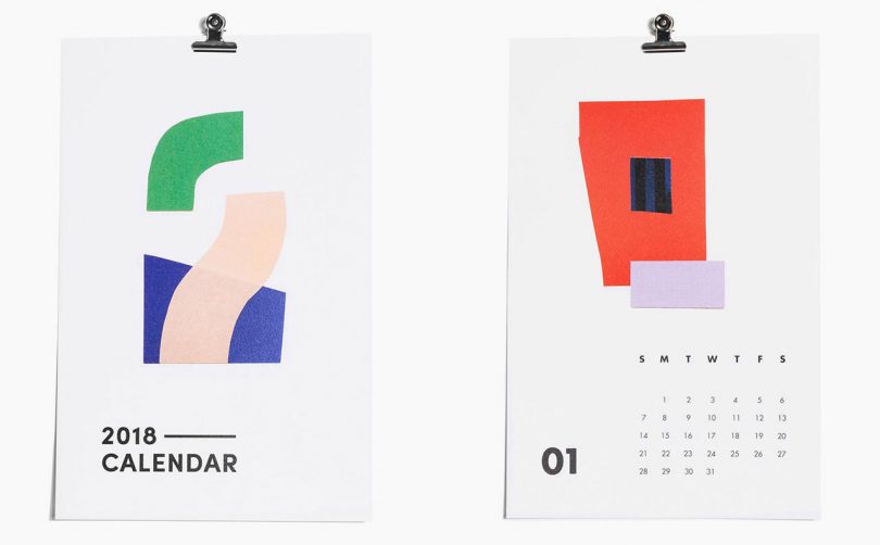 15 Modern Calendars for 2018