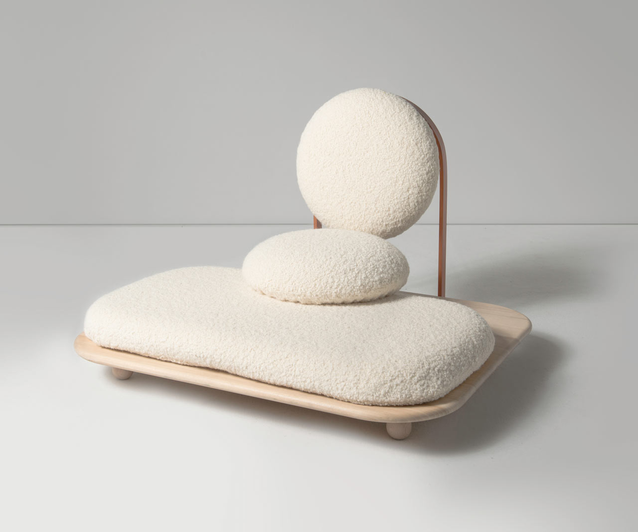 Limited Edition Asana Ground Chair by Mario Milana for Les Ateliers Courbet
