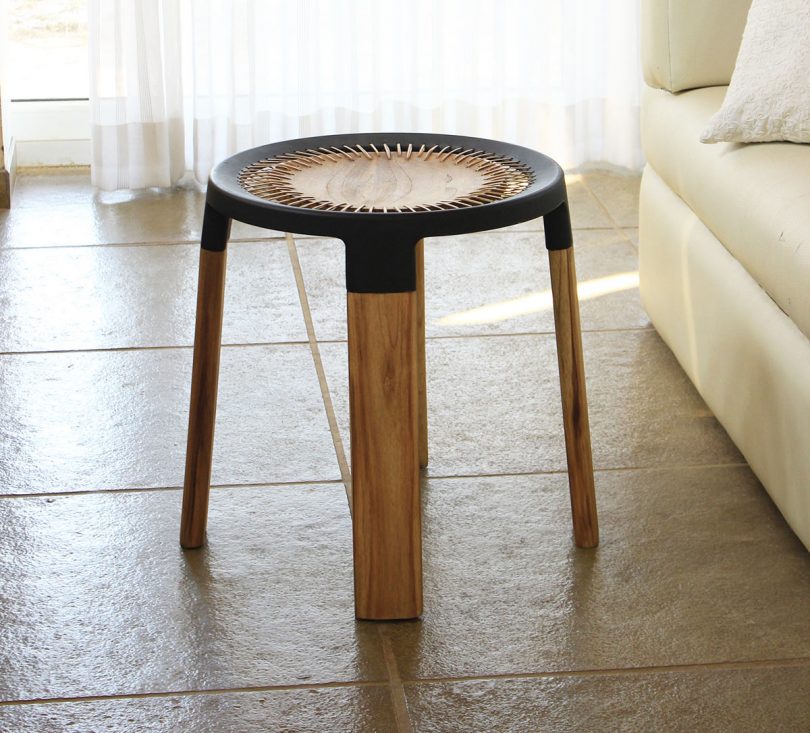 5th Column?s Ciro Wooden Stool Mixes Modern and Traditional Processes