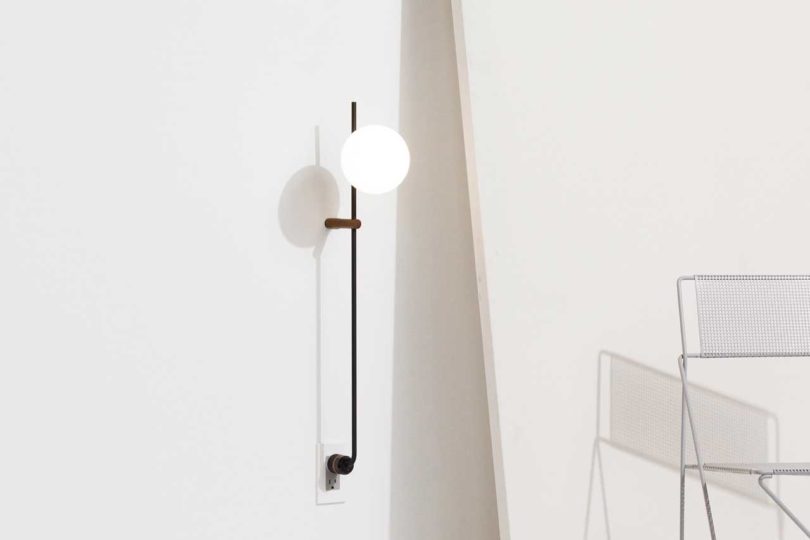 The Lynea Plug Lamp Doesn T Require Hardwiring Design Milk