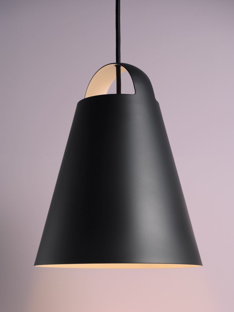 Above pendant lamp by Louis Poulsen