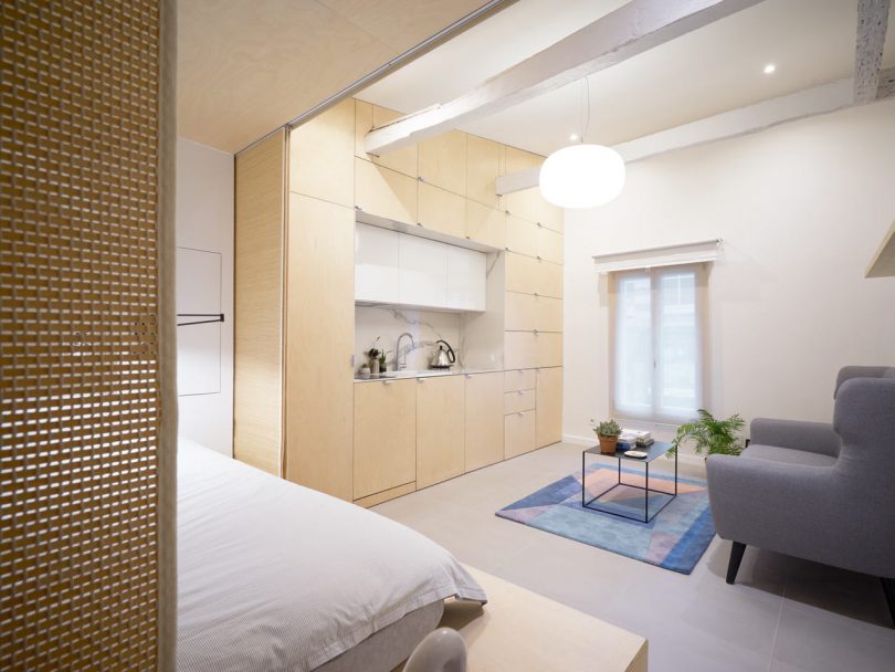Urban Cocoon Is a Compact Apartment in Paris That Gets a Modern Renovation