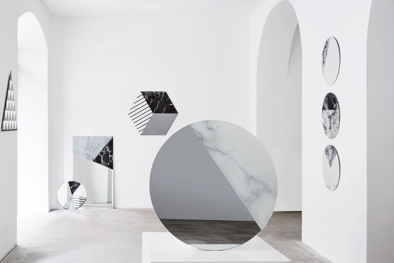 One to One Geometric Mirror Collection by Armando Bruno