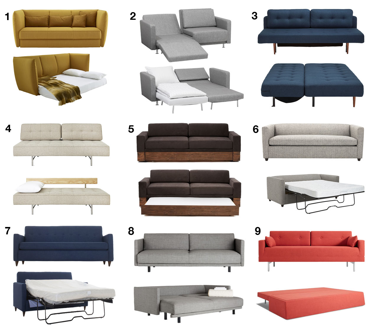 Modern Sofa Beds And Sleeper Sofas Your Guests Wont Hate To Sleep On