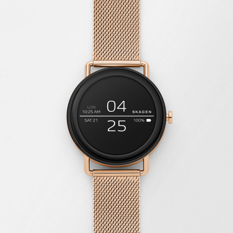 Skagen smartwatch best sale rose gold