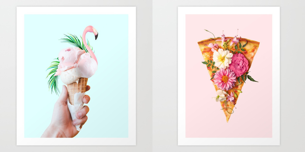 Tasty Food-Related Art Prints from Society6