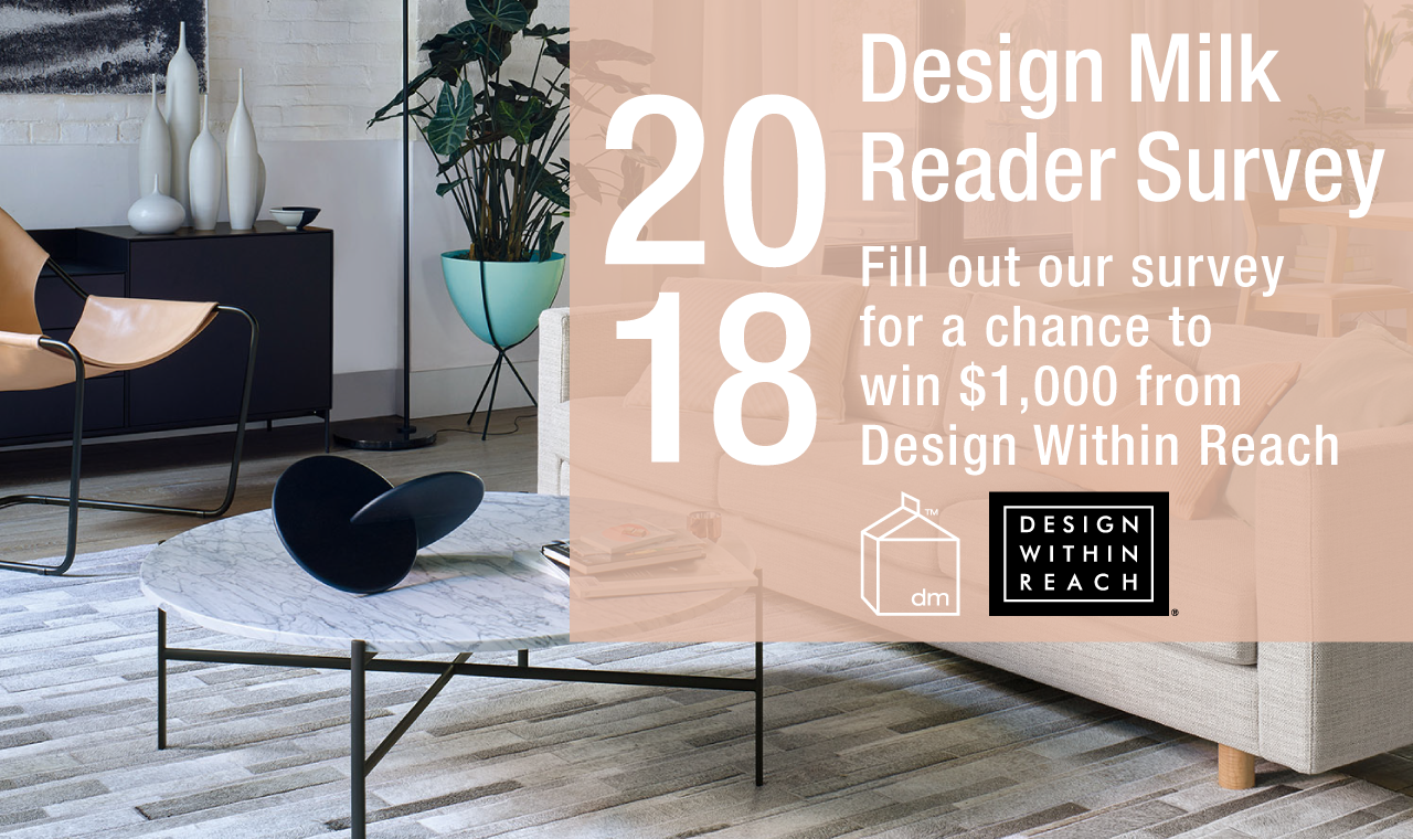 Design Milk 2018 Reader Survey: Enter to Win $1,000 Gift Card from DWR