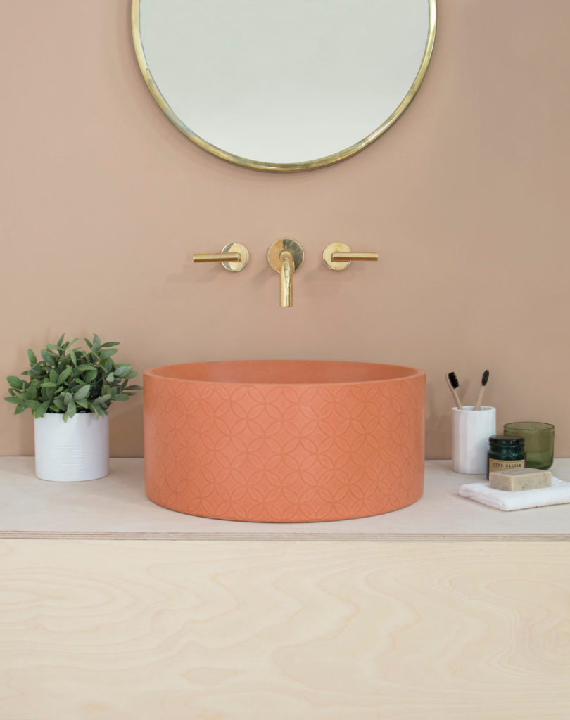 Super Kast Launches Collection of Patterned Concrete Basins Called Kast LZ-09