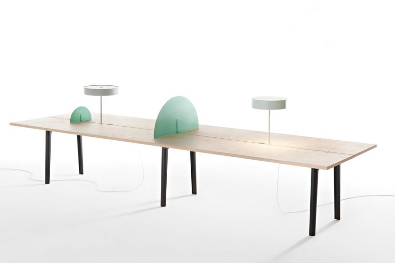 The Offset Table Is Divided in Half for Added Workspace Functionality