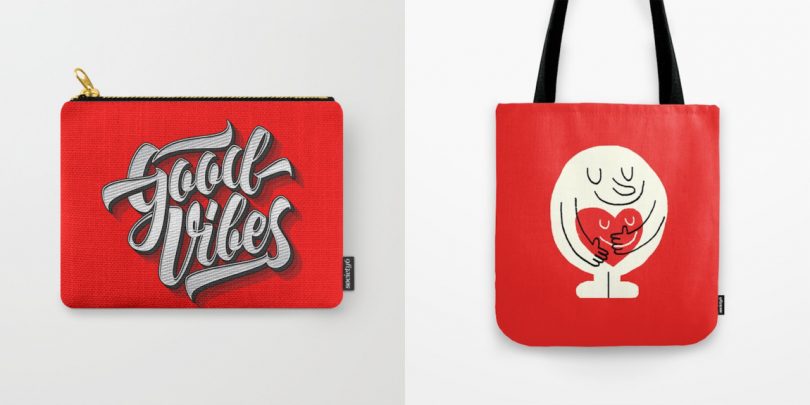 Seeing Red for Valentine’s Day with Society6