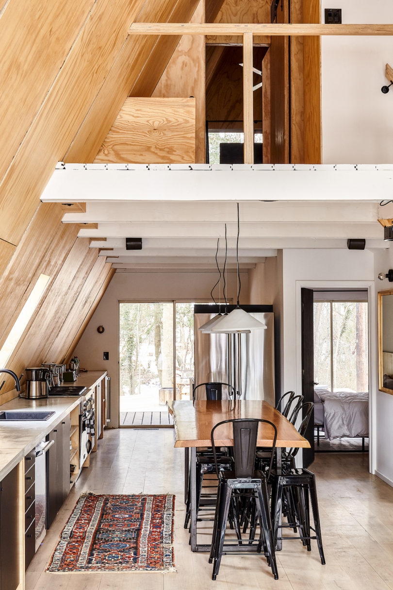 Take a Retreat to This Scandinavian  Modern A Frame Cabin  In The Middle of the Woods Design  Milk