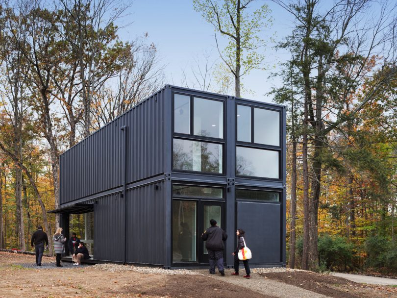 4 Shipping Containers Become a Classroom at Bard College