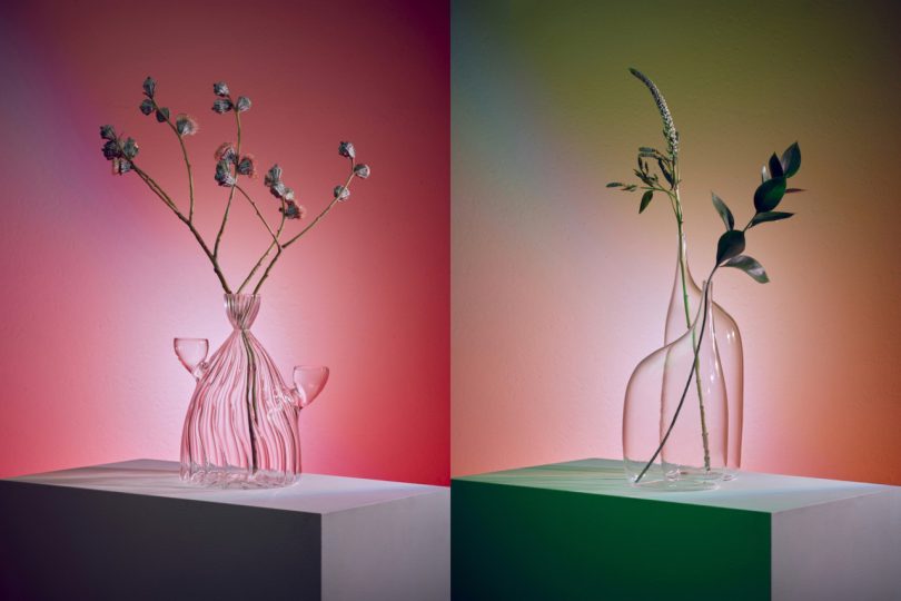 Da Vetro: A Collection of Glass Vessels Inspired by Gestures and Postures