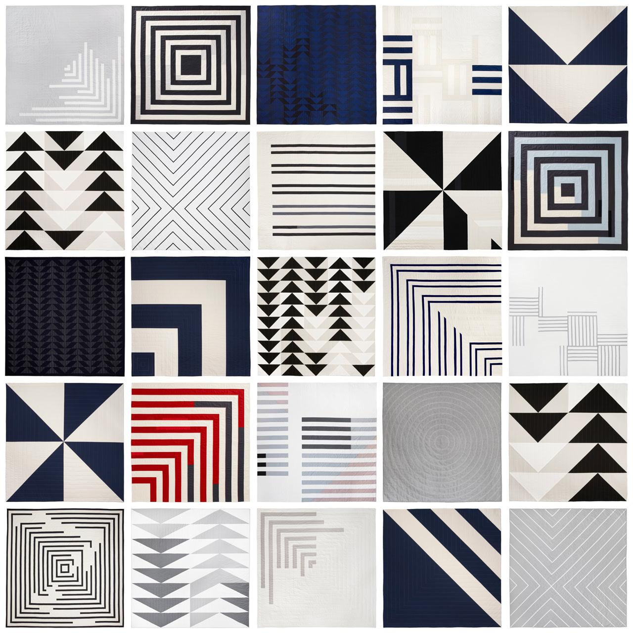  Contemporary Graphic  Quilts by Lindsay Stead Design  Milk