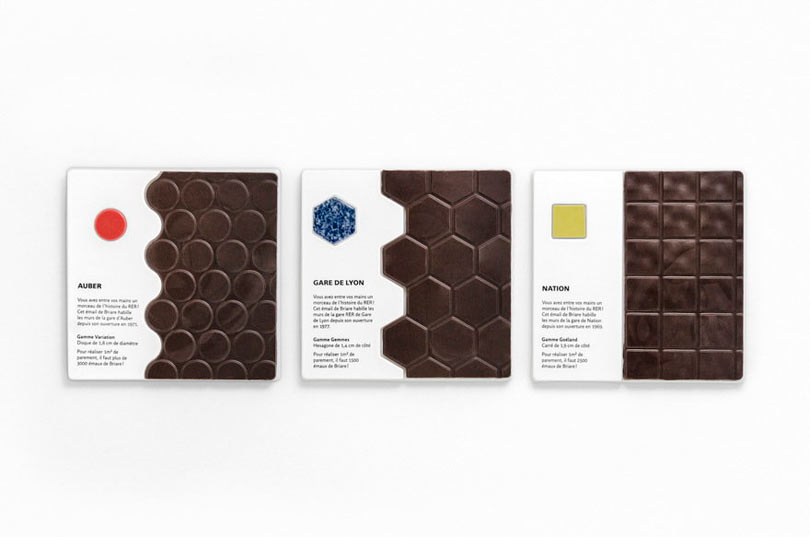 Metro, Boulot, (Chocolat) Dodo: Paris Train Station Tile Inspires Chocolate  Bars