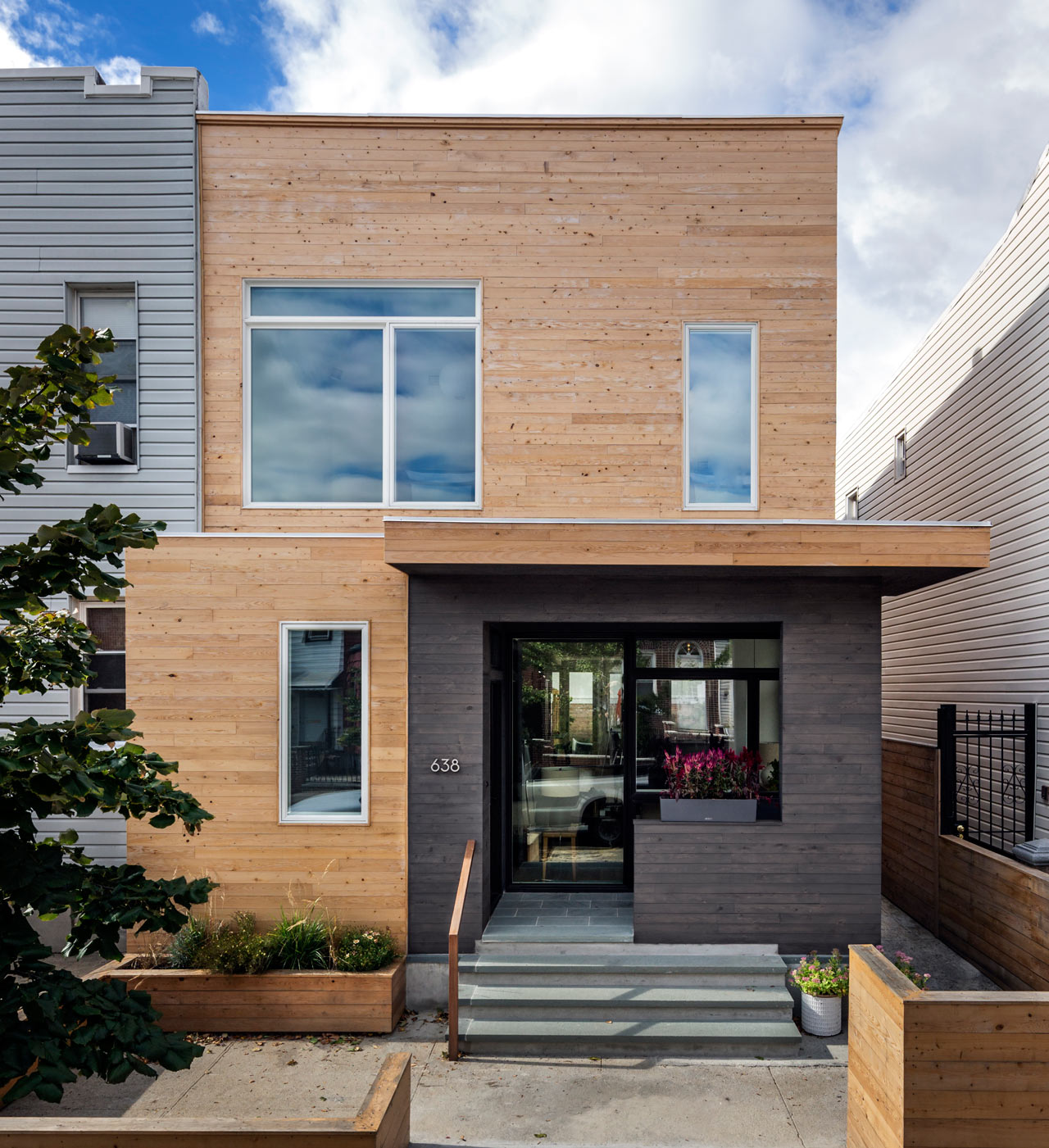 A Wood Frame Townhouse in Brooklyn That’s Only 20 Feet Wide by BFDO Architects