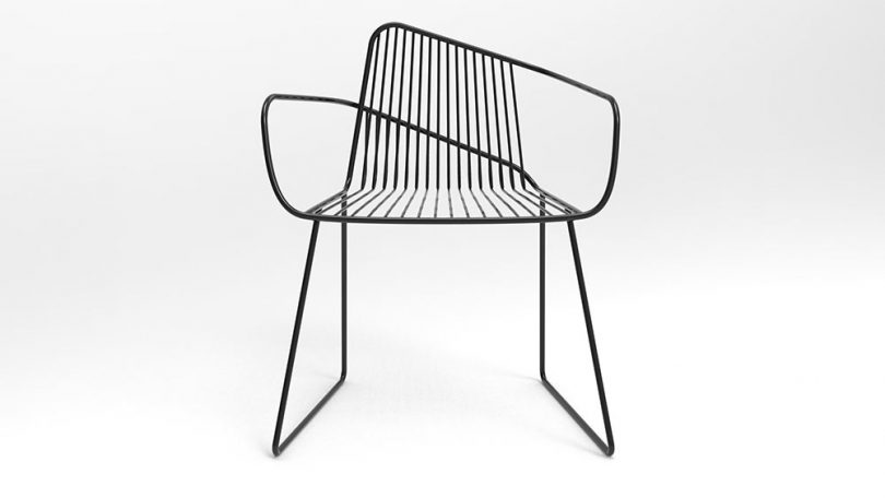 Bright Potato?s ArNO Wireframe Chair Features Expressive Lines