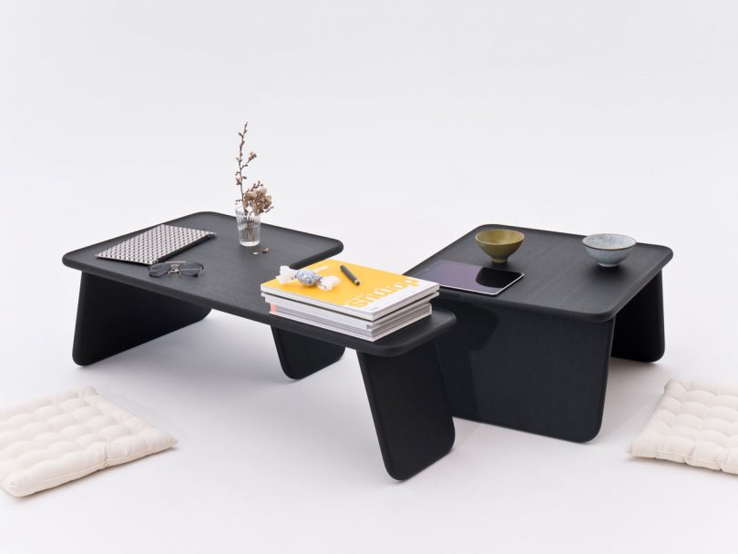Bento Tray: Low, Stacking Tables Inspired by Asian Floor Culture
