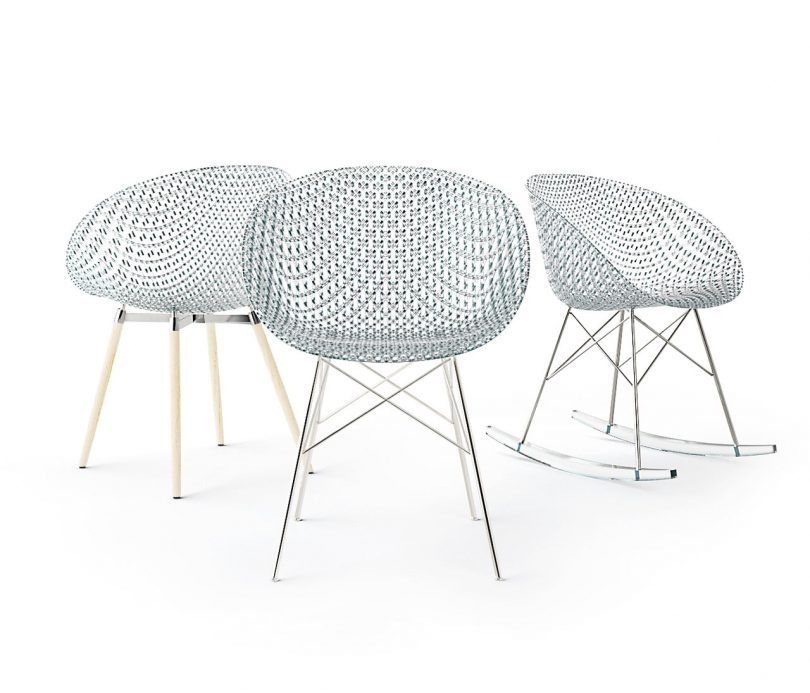 Tokujin Yoshioka Reveals Transparent 3D Printed MATRIX Chair for Kartell