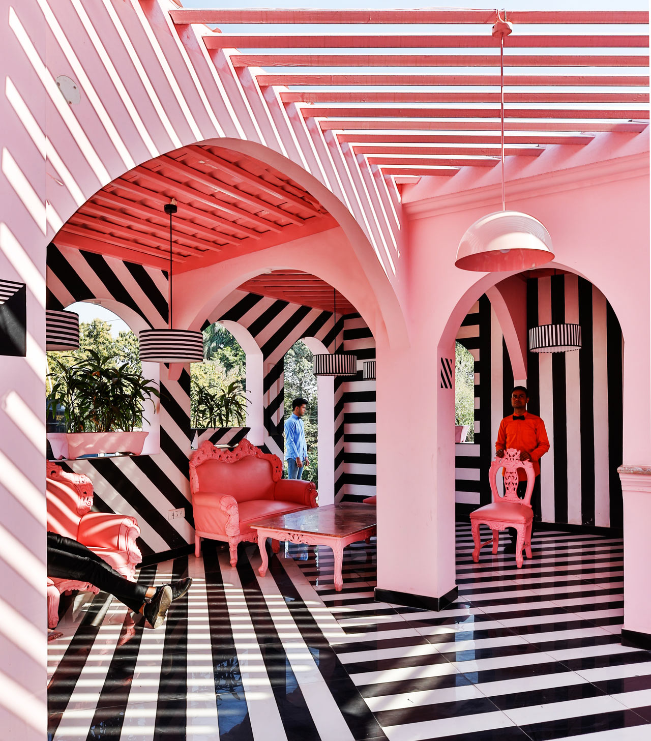 The Pink Zebra: An Eye-Popping Restaurant/Bar Inspired by the Work of Wes  Anderson