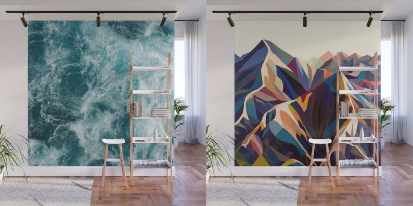 Give Your Home a Bold Accent Wall with Society6?s New Peel + Stick Wall Murals