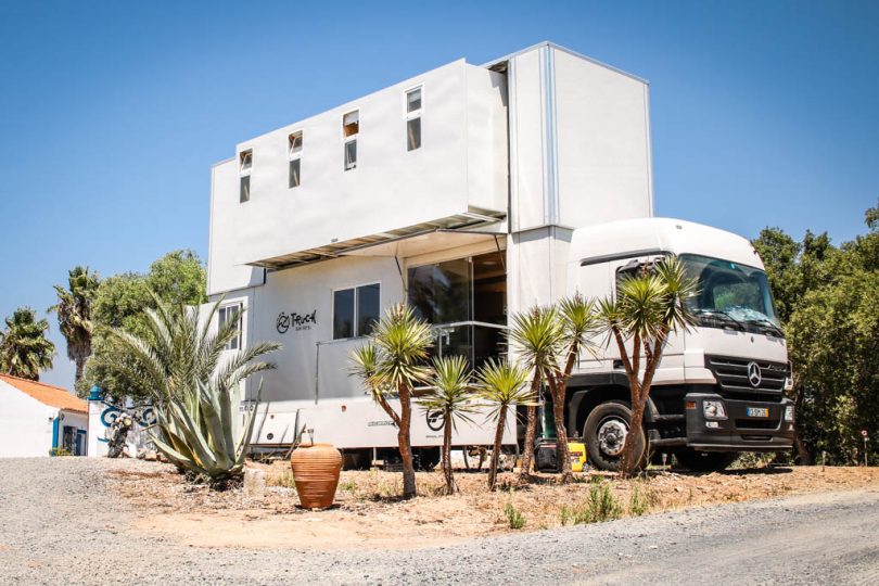 The Truck Surf Hotel Is a 2-Story Hotel on 6-Wheels