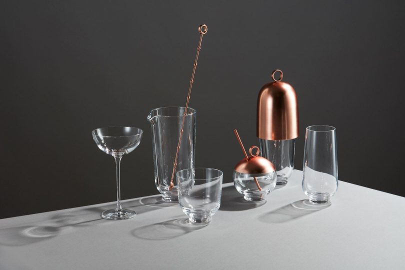 Hepburn Mixology Collection by Brad Ascalon for Nude Glass