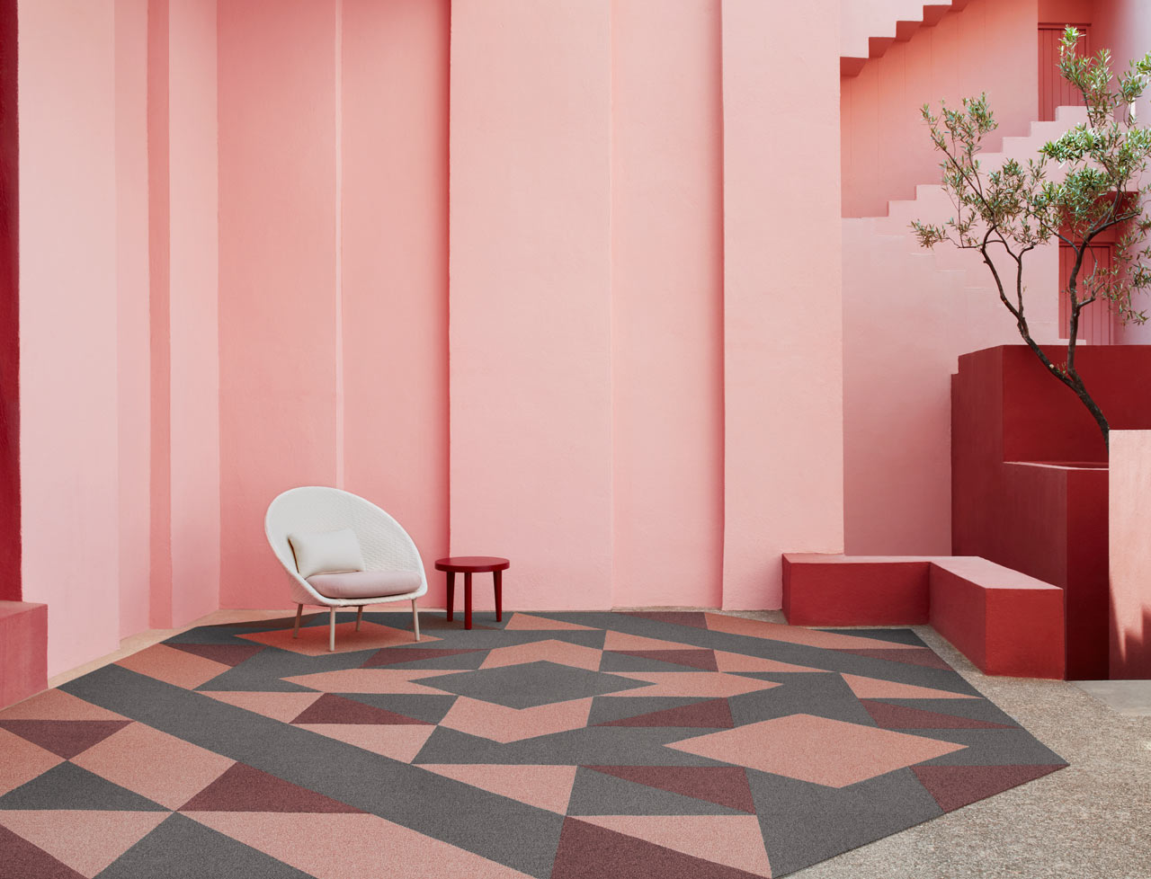 Form Us With Love X Shaw Contract = Inside Shapes Modular Flooring
