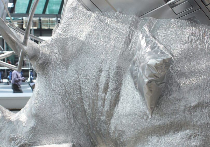 The Magnetic Force of Urs Fischer's Life-Size Metallic Rhinoceros — Colossal