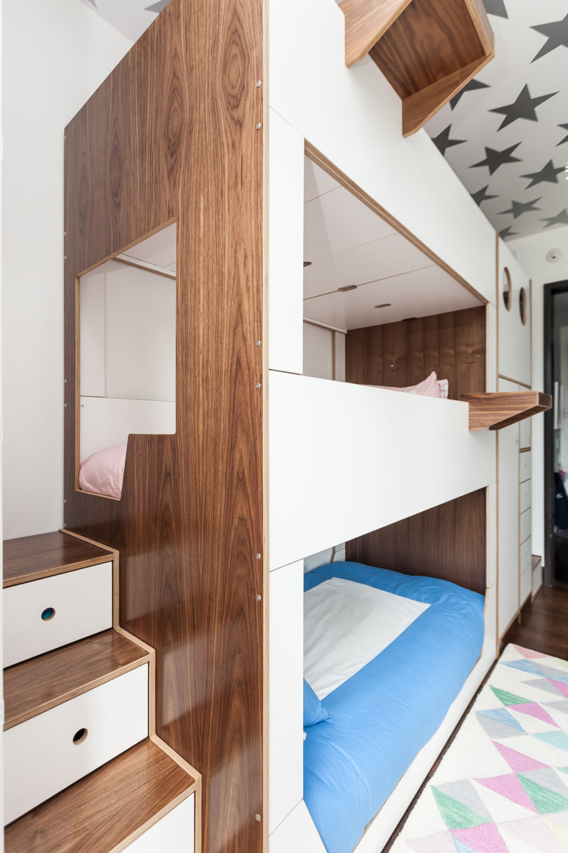 Three high deals bunk beds