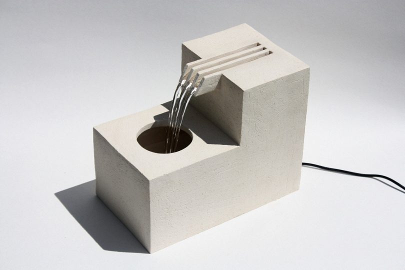 The Architectural Ceramic Comb Fountain by Lily Clark