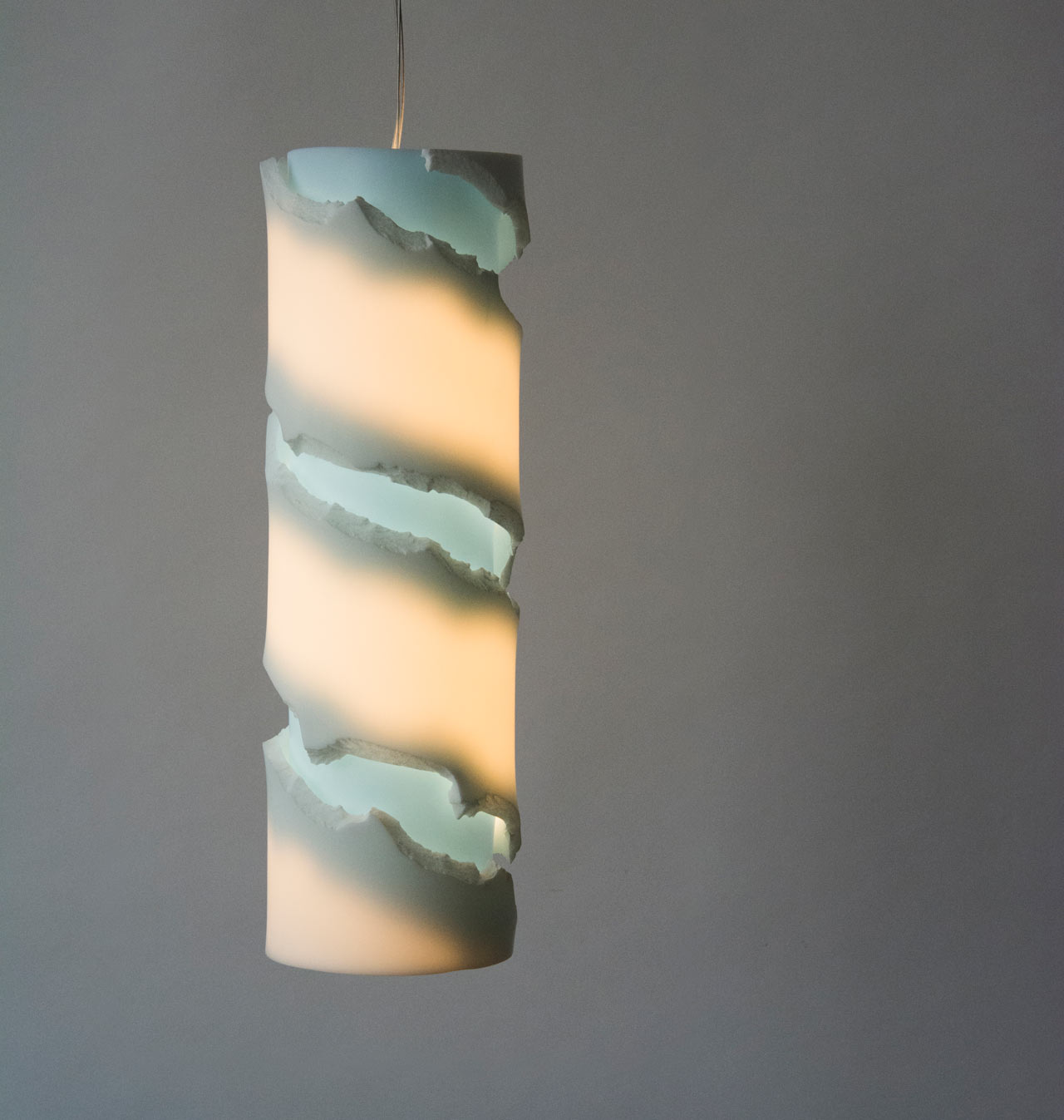 Studio Floris Wubben Creates the Crystal Twist Lighting Collection Out of Acrylic Stone