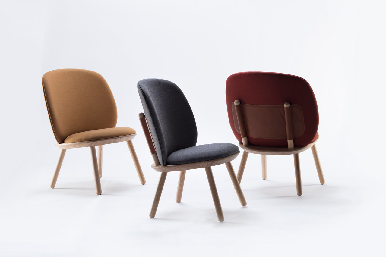 The Naïve Low Chair Comes Flat Packed and Screws Together
