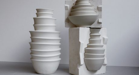 Sylvie Godel Creates Stacked Vases From Bowls Found in China