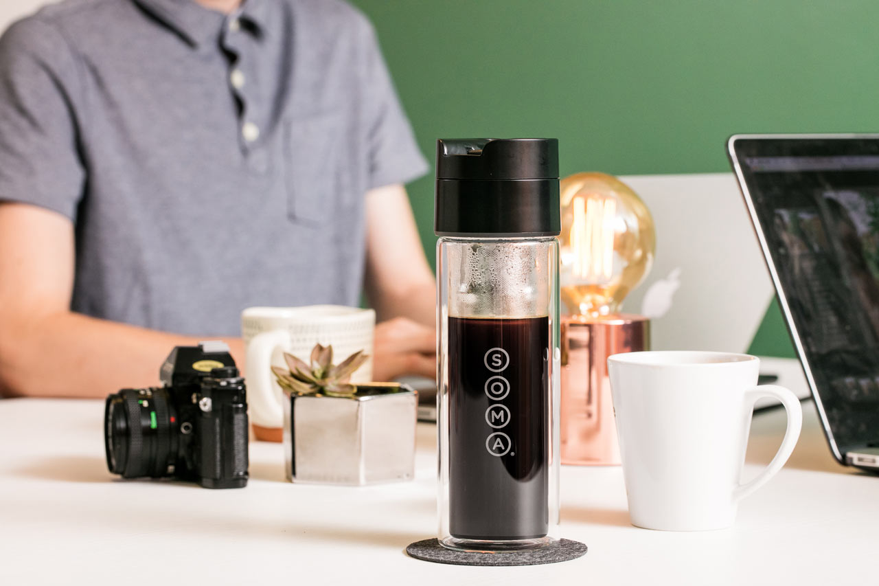 Soma Launches Brew Bottle for Coffee and Tea on the Go