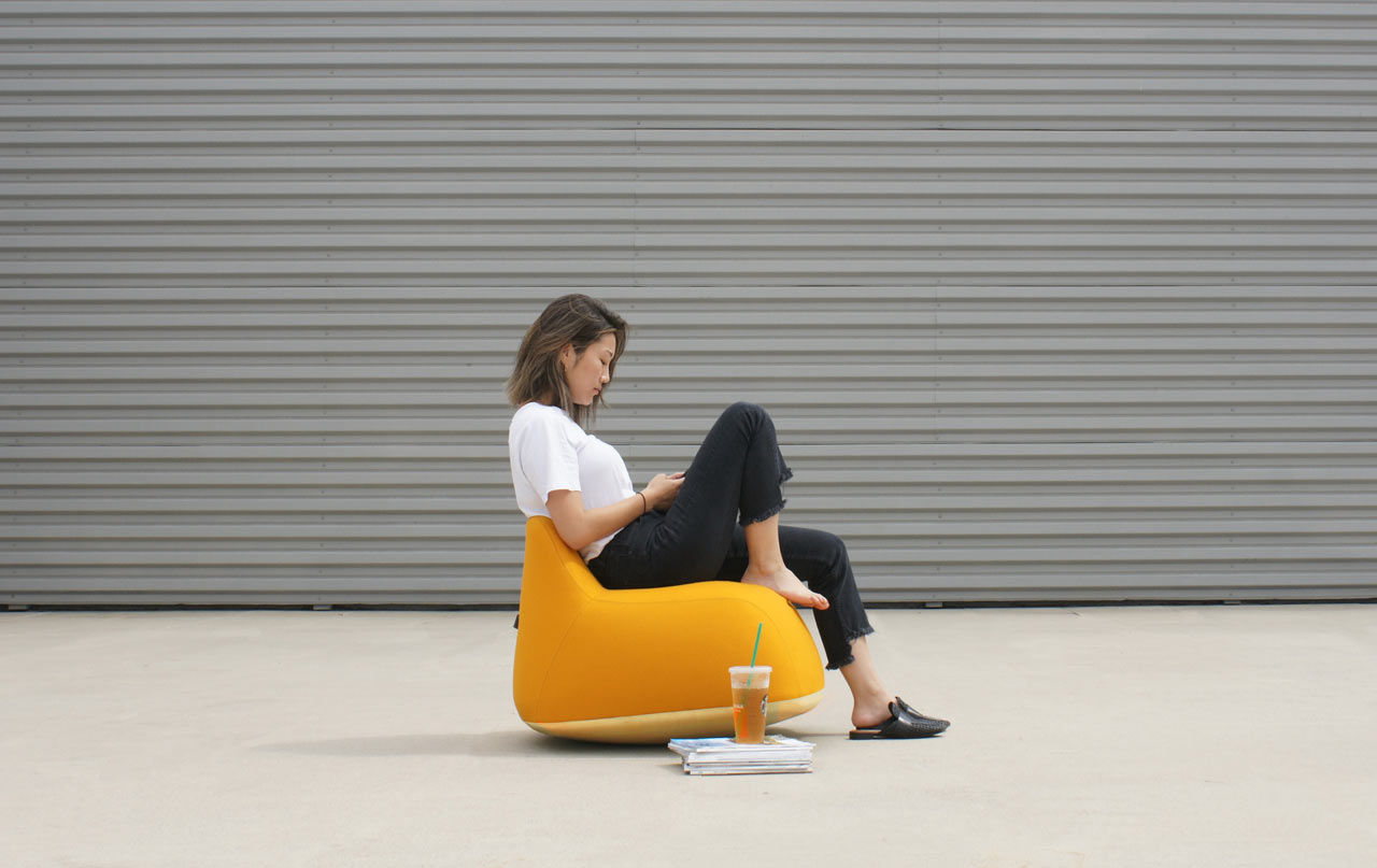 Yolk: A Playful Approach to the Traditional Rocking Chair by Daghum Kang
