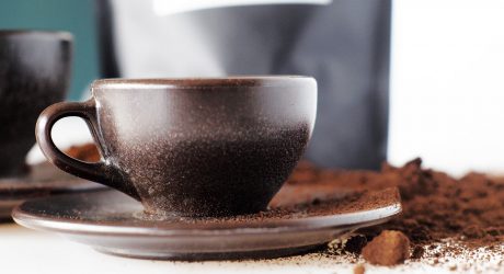 Coffee Cups Made from Old Recyclable Coffee Grounds