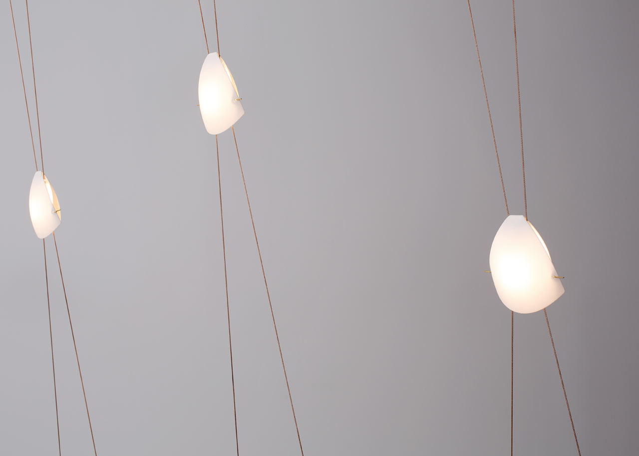 Lorre: A Sculptural Installation of 3D Printed Kinetic Lights by David Weeks Studio