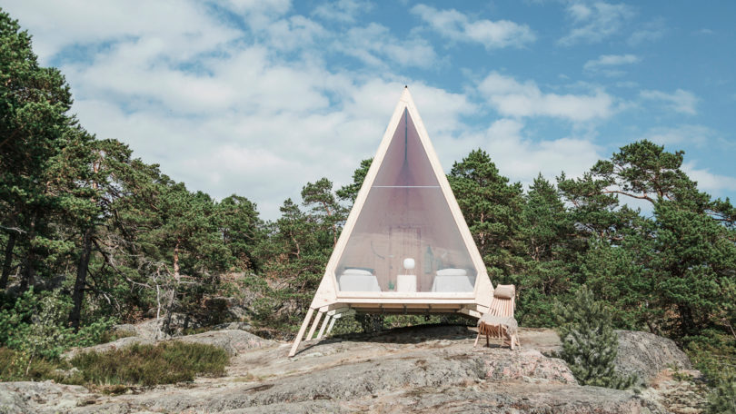 The A-Frame Nolla Cabin in Finland Has a Minimal Carbon Footprint