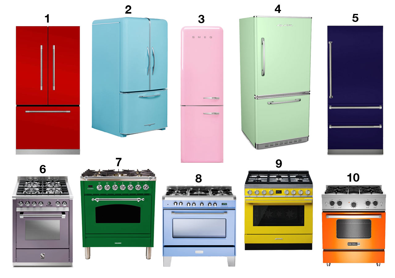 10 Colorful Kitchen Appliances That Will Make You Say Goodbye to Stainless