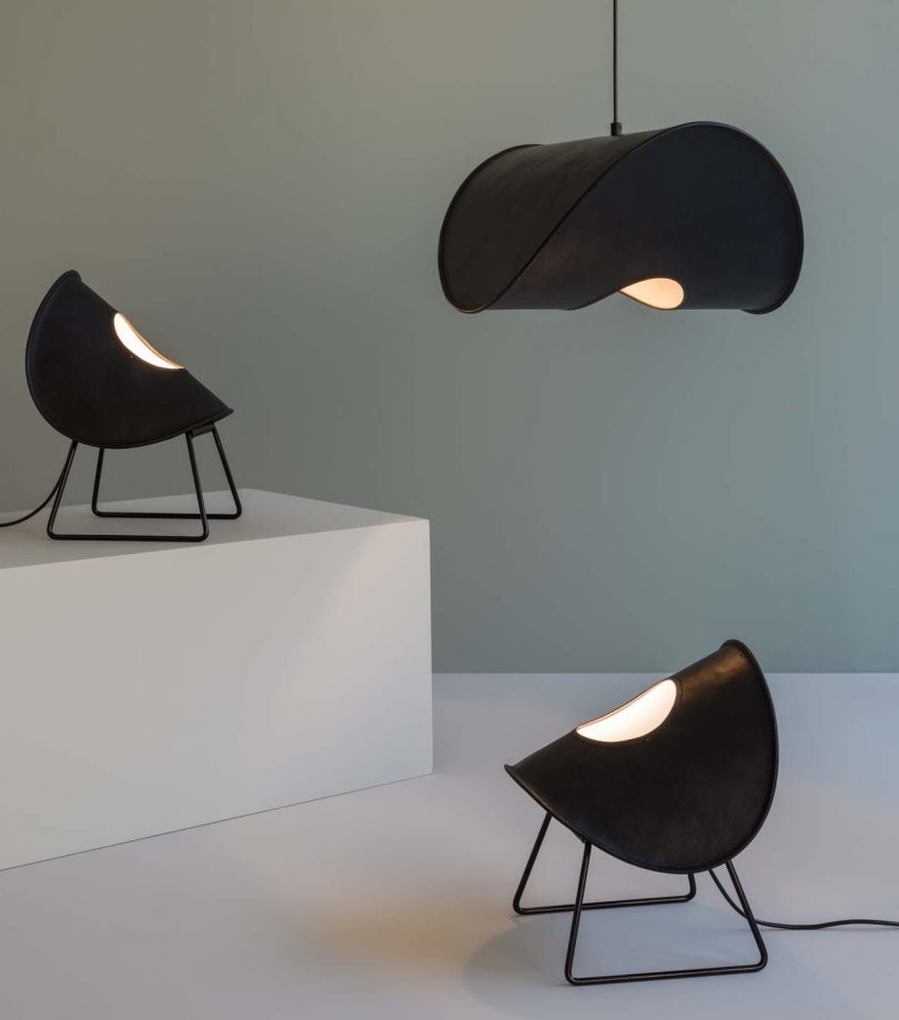 UNIQKA Launches Hand-Stitched Leather Lamps
