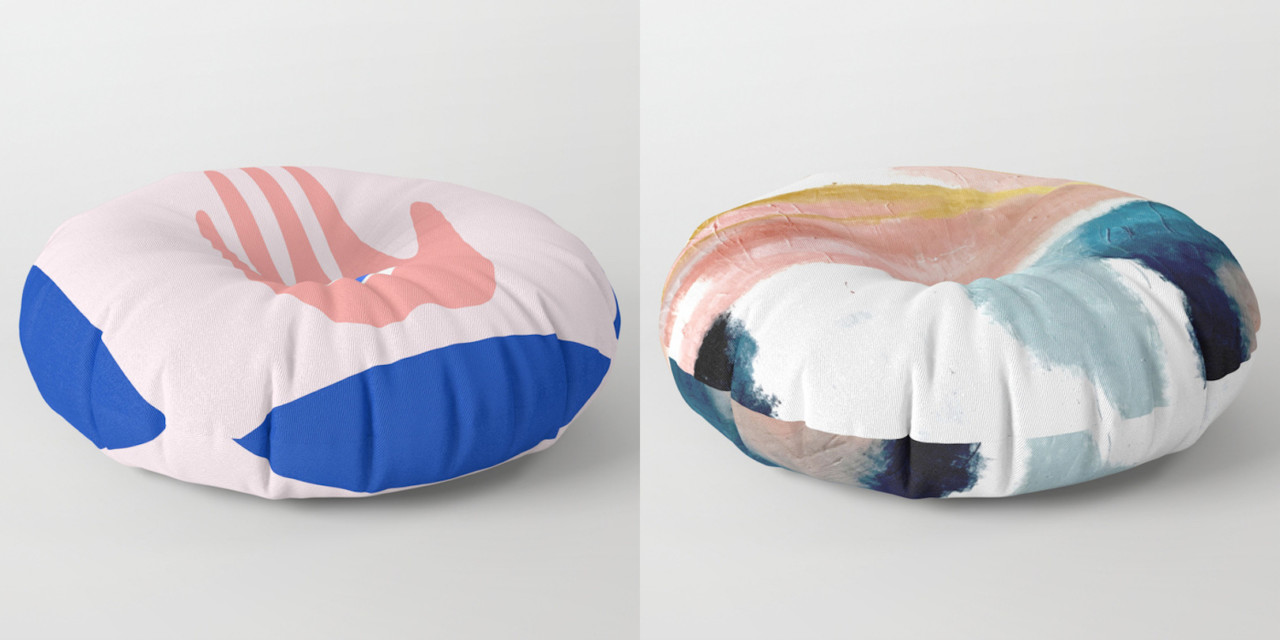 Meditate with Plush Floor Pillows from Society6
