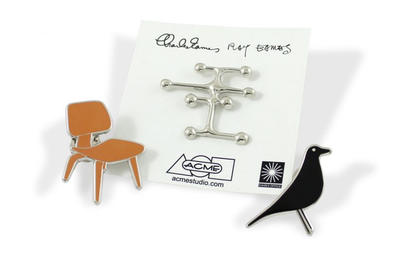Charles & Ray Eames Pins from ACME Studios