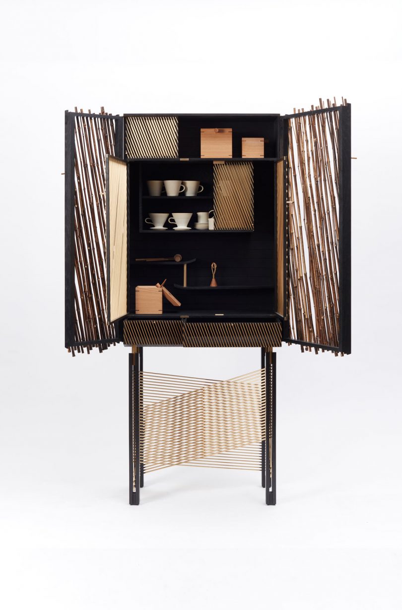 A Shadow-Inspired Drinks Cabinet by Hugh Miller Furniture