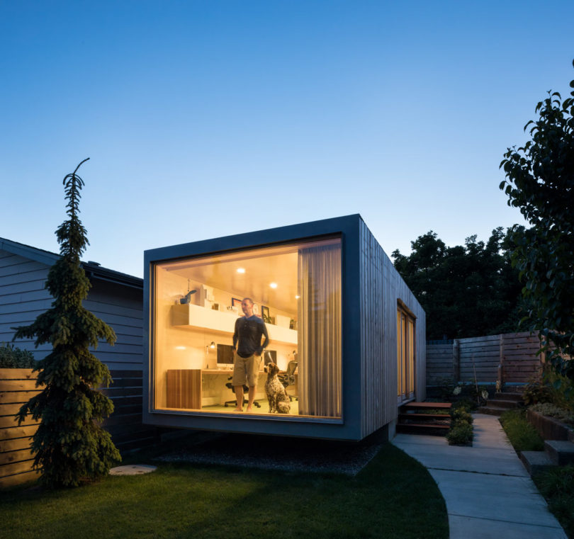 Randy Bens Turns a Shipping Container into an Architecture Studio